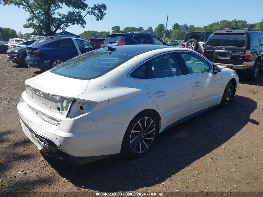 2022 Hyundai Sonata Limited VIN: KMHL34J22NA186455 Lot: 40232033