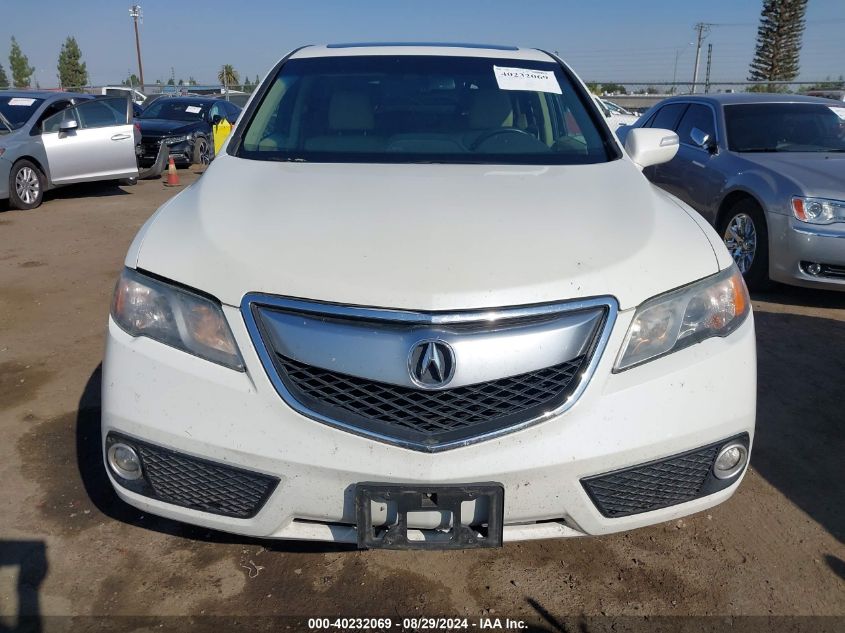 2013 Acura Rdx VIN: 5J8TB3H54DL015633 Lot: 40232069