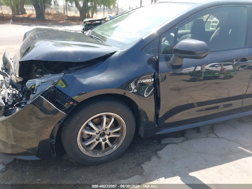 2021 Toyota Corolla Hybrid Le VIN: JTDEAMDE3MJ016483 Lot: 40232087