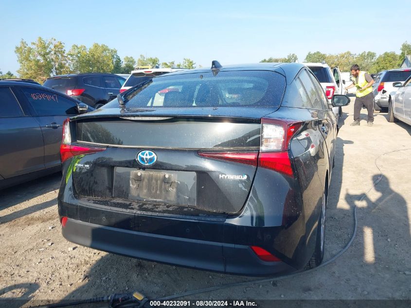 2021 Toyota Prius Le VIN: JTDKAMFU4M3129953 Lot: 40232091