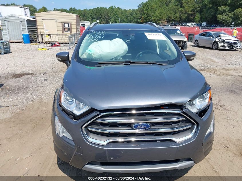 2021 Ford Ecosport Titanium VIN: MAJ6S3KL4MC423414 Lot: 40232132