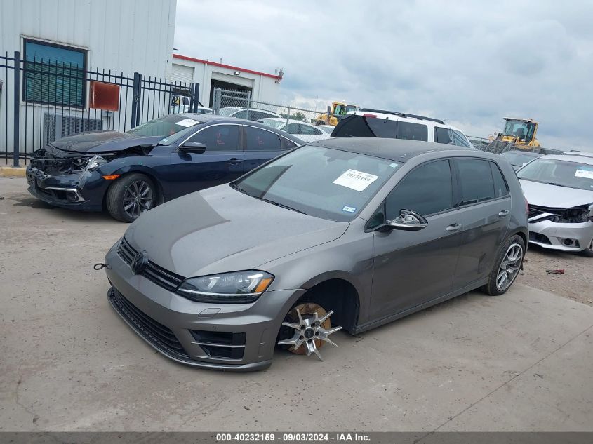 2015 Volkswagen Golf R 4-Door VIN: WVWLF7AU4FW225923 Lot: 40232159