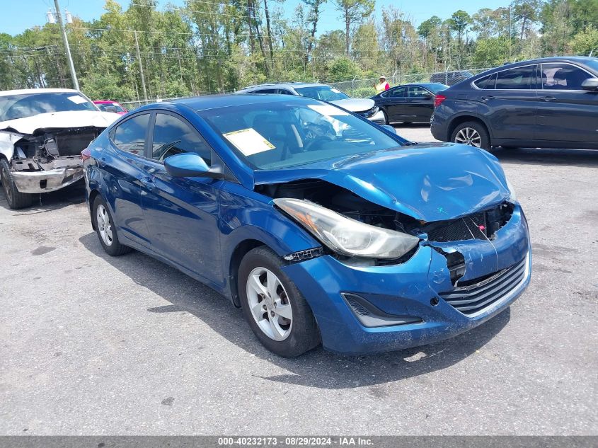 2015 HYUNDAI ELANTRA SE - KMHDH4AE8FU361405