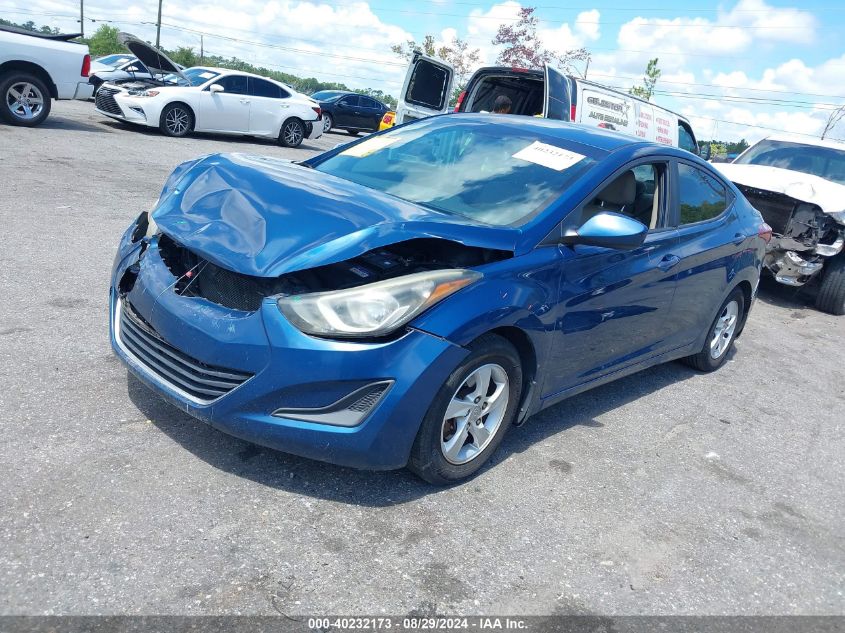 KMHDH4AE8FU361405 2015 HYUNDAI ELANTRA - Image 2