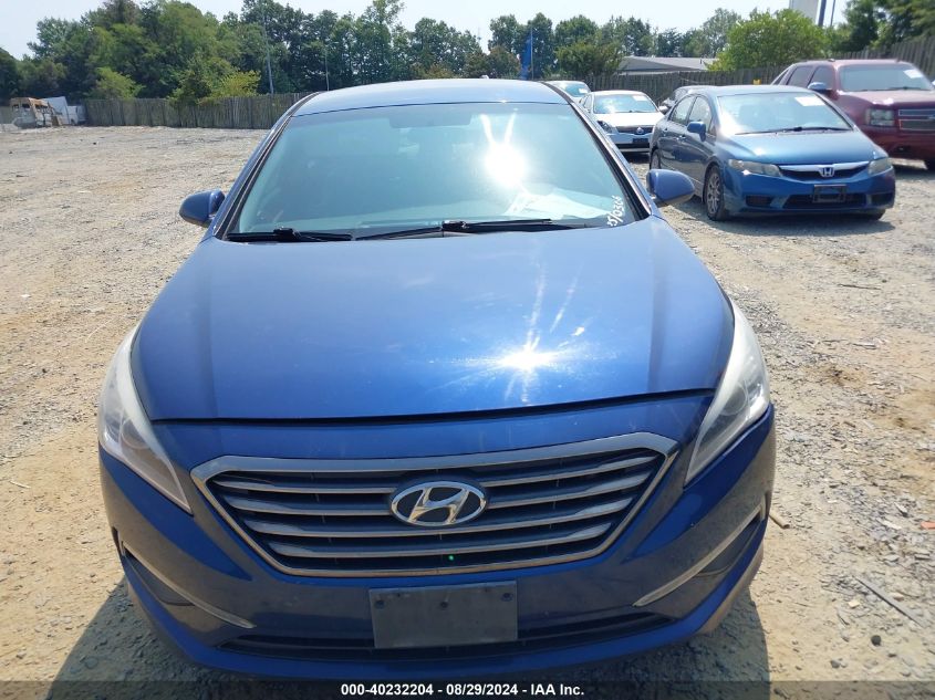 5NPE24AFXFH120541 2015 Hyundai Sonata Se