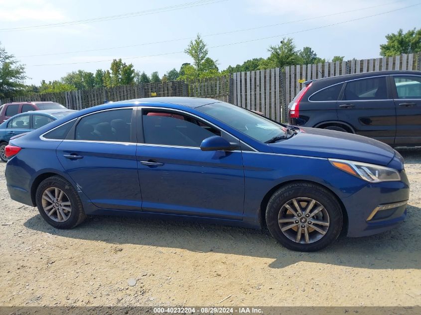 2015 Hyundai Sonata Se VIN: 5NPE24AFXFH120541 Lot: 40232204