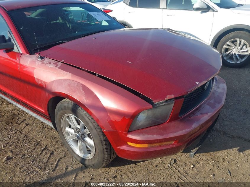 2007 Ford Mustang V6 Deluxe/V6 Premium VIN: 1ZVFT80N975299347 Lot: 40232221