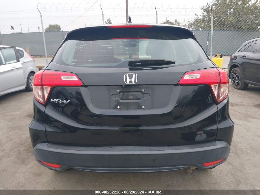 2016 Honda Hr-V Lx VIN: 3CZRU5H3XGM742110 Lot: 40232228