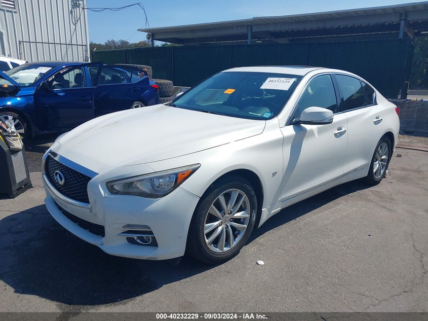 Vin: jn1bv7ar0fm408020, lot: 40720386, infiniti q50 premium 20152