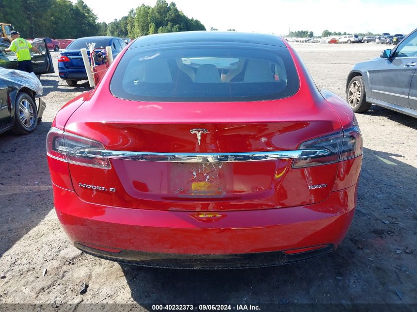 2018 Tesla Model S 100D/75D/P100D VIN: 5YJSA1E22JF297815 Lot: 40232373