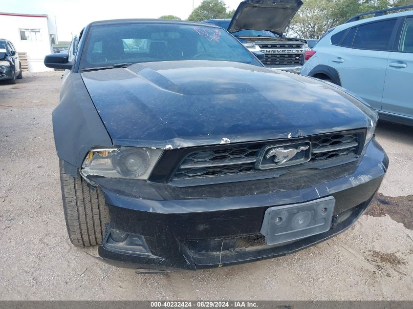 2012 Ford Mustang V6 Premium VIN: 1ZVBP8EM3C5202687 Lot: 40232424