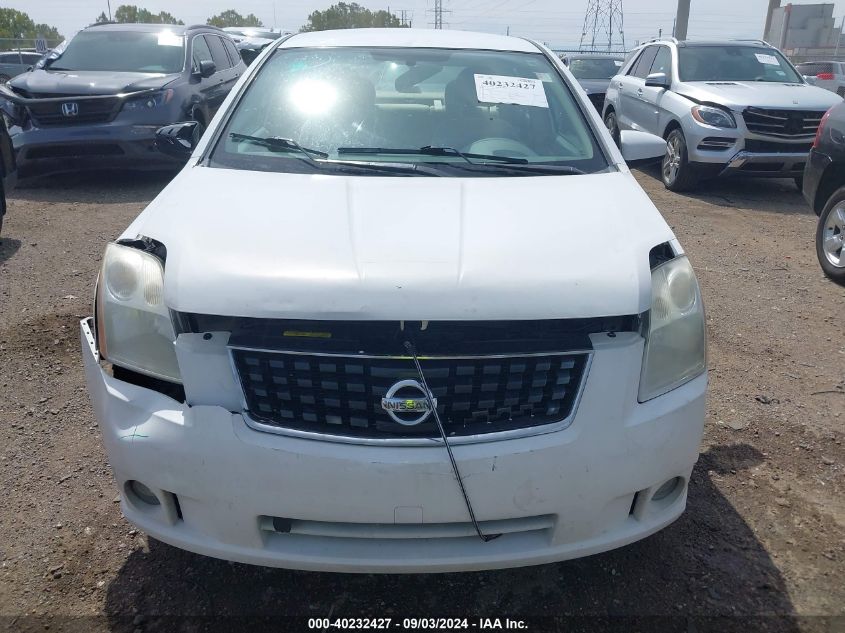 2008 Nissan Sentra 2.0S VIN: 3N1AB61EX8L697870 Lot: 40232427