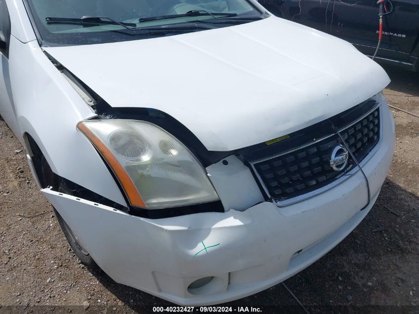 2008 Nissan Sentra 2.0S VIN: 3N1AB61EX8L697870 Lot: 40232427