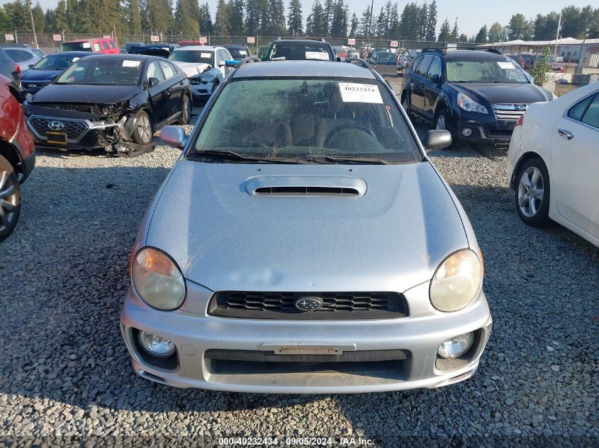 2002 Subaru Impreza Wrx VIN: JF1GG29632G819680 Lot: 40232434