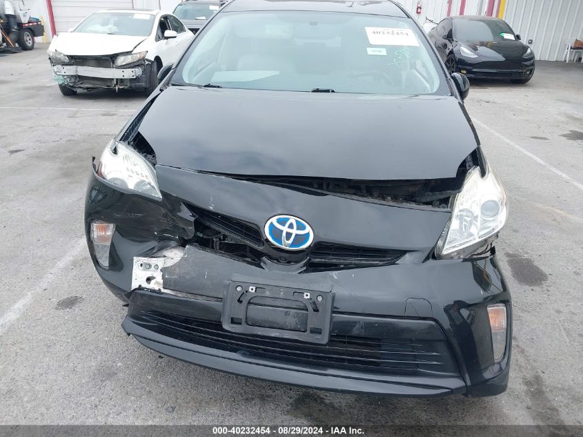 2014 Toyota Prius Four VIN: JTDKN3DUXE0378245 Lot: 40232454