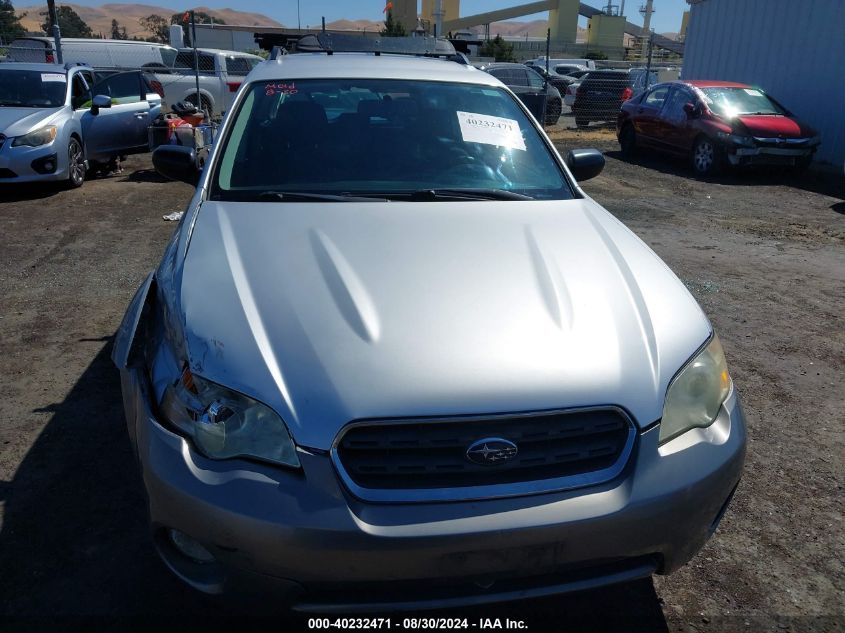 2007 Subaru Outback 2.5I Basic VIN: 4S4BP61C277323480 Lot: 40232471