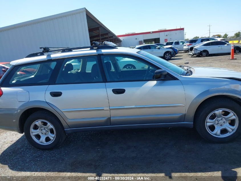 2007 Subaru Outback 2.5I Basic VIN: 4S4BP61C277323480 Lot: 40232471