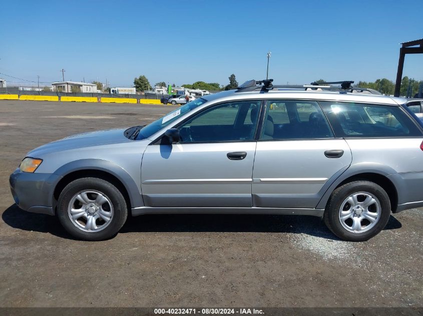 2007 Subaru Outback 2.5I Basic VIN: 4S4BP61C277323480 Lot: 40232471