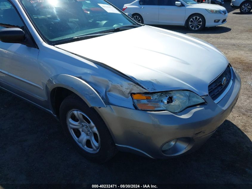 2007 Subaru Outback 2.5I Basic VIN: 4S4BP61C277323480 Lot: 40232471