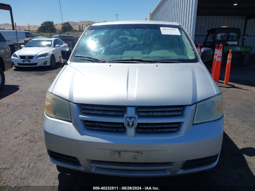 2009 Dodge Grand Caravan Se VIN: 2D8HN44E89R621122 Lot: 40232511