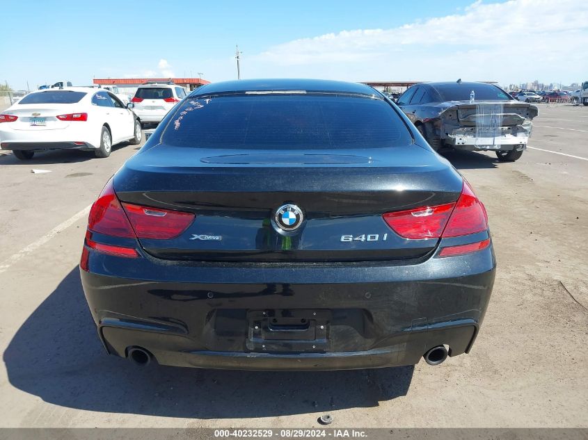 2018 BMW 640I Gran Coupe xDrive VIN: WBA6D2C56JGT73518 Lot: 40232529