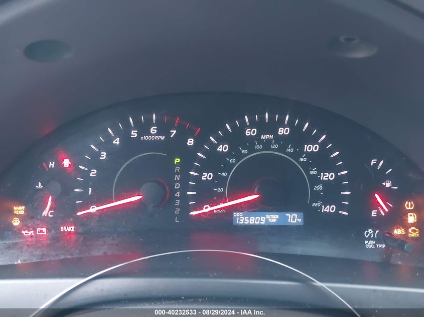 2008 Toyota Camry Le VIN: 4T1BE46KX8U205464 Lot: 40232533