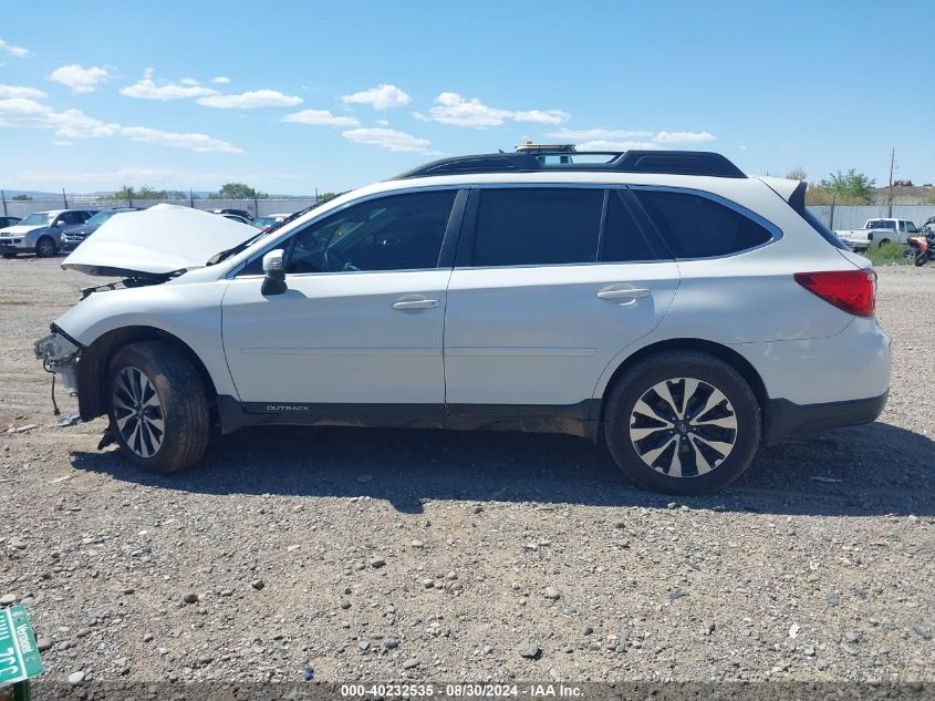 2017 Subaru Outback 2.5I Limited VIN: 4S4BSANC4H3323789 Lot: 40232535