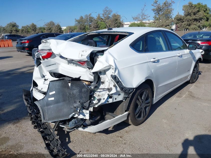 2016 Ford Fusion Hybrid Se VIN: 3FA6P0LUXGR204082 Lot: 40232545