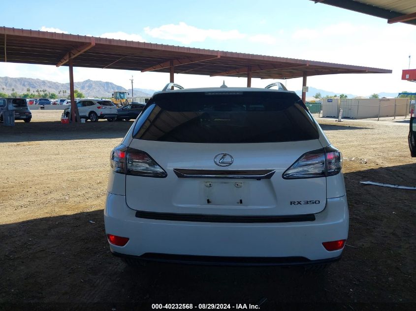 2012 Lexus Rx 350 VIN: 2T2ZK1BA4CC082592 Lot: 40232568