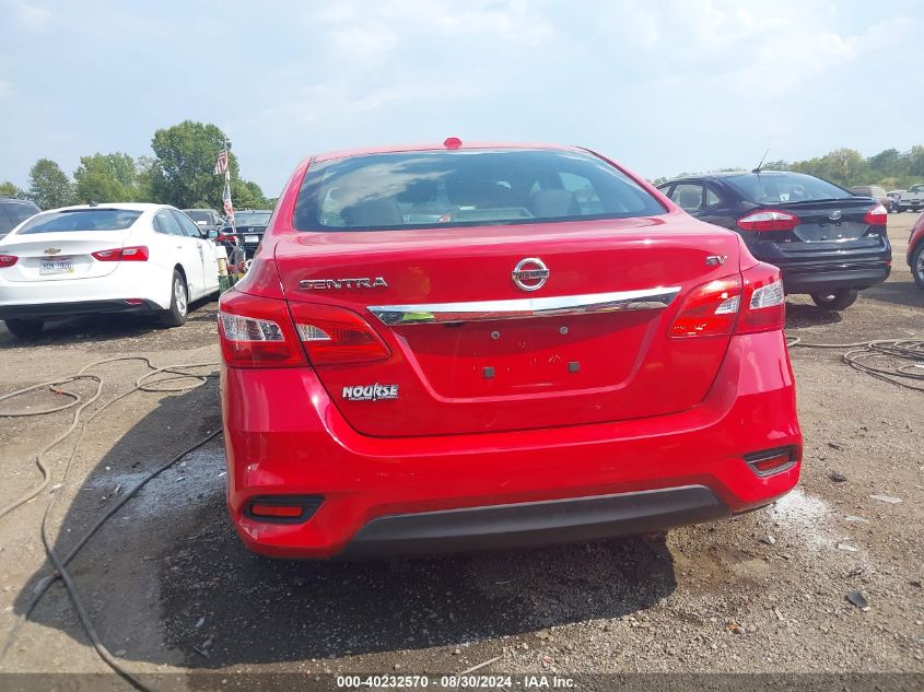 2018 Nissan Sentra Sv VIN: 3N1AB7AP3JY228572 Lot: 40232570