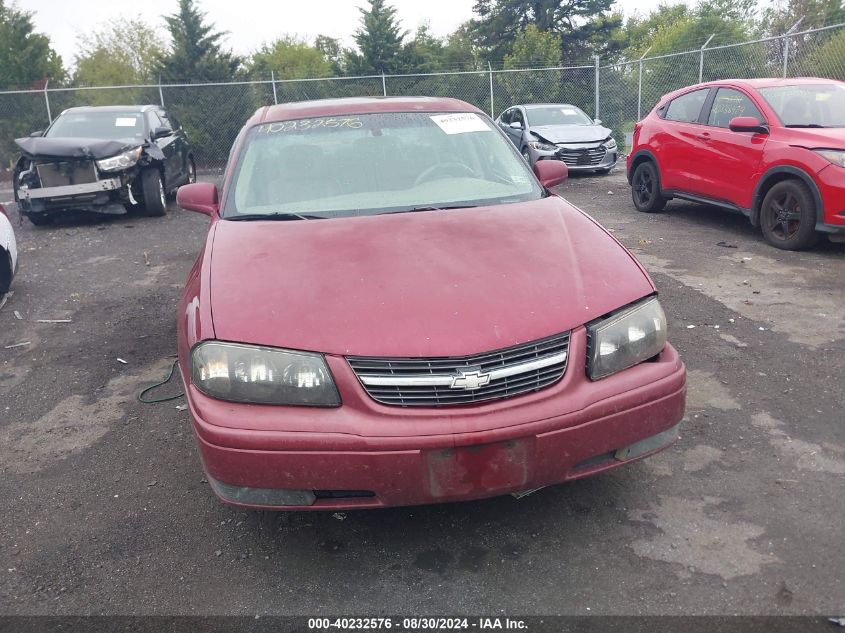 2005 Chevrolet Impala Ls VIN: 2G1WH55K359391421 Lot: 40232576