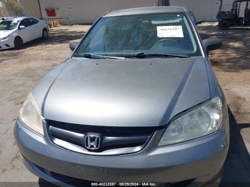 2004 Honda Civic Lx VIN: 2HGES16594H501674 Lot: 40232597