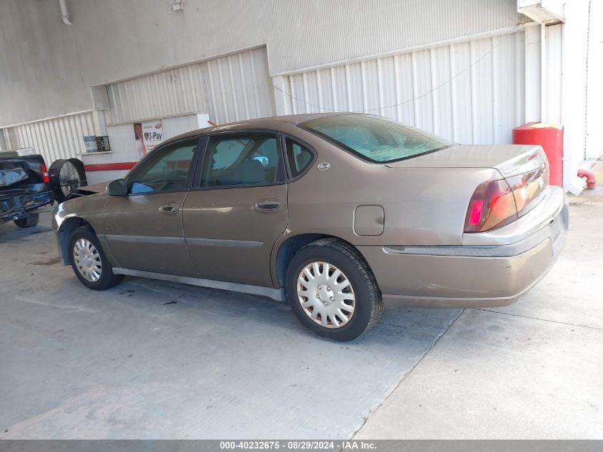 2003 Chevrolet Impala VIN: 2G1WF52E239212626 Lot: 40232675