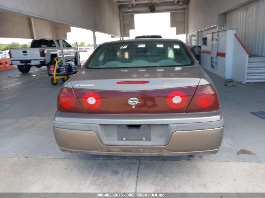 2003 Chevrolet Impala VIN: 2G1WF52E239212626 Lot: 40232675