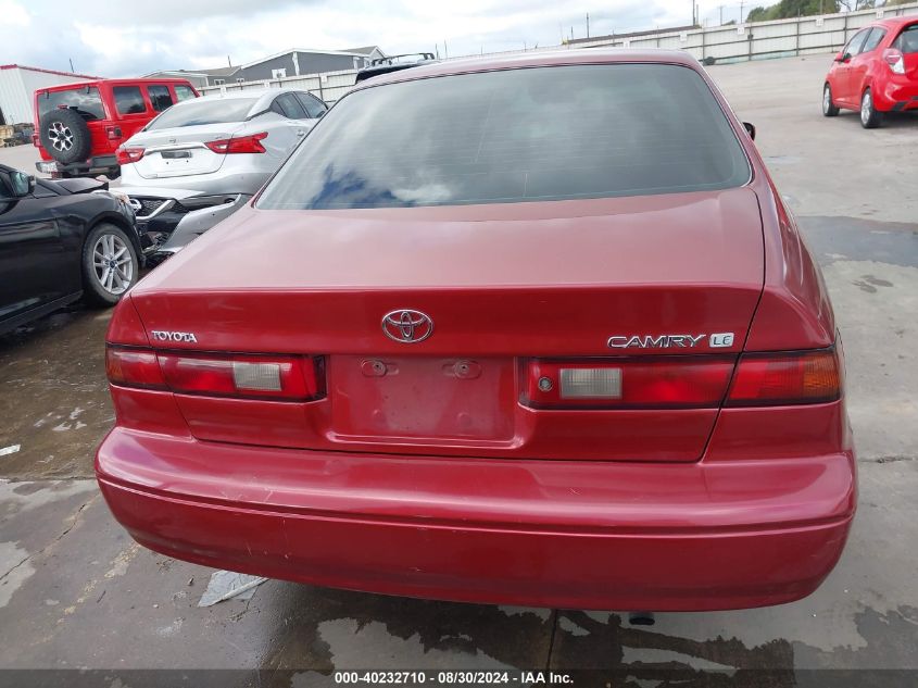 1997 Toyota Camry Le VIN: 4T1BG22K7VU099278 Lot: 40232710