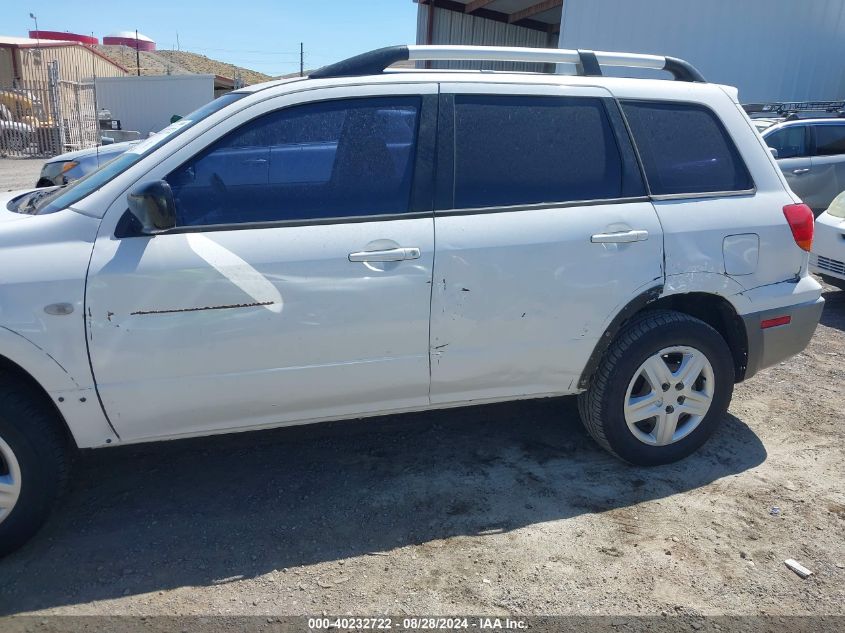 2003 Mitsubishi Outlander Ls VIN: JA4LX31G43U049652 Lot: 40232722