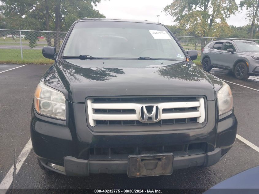 2007 Honda Pilot Ex-L VIN: 2HKYF18727H526426 Lot: 40232775