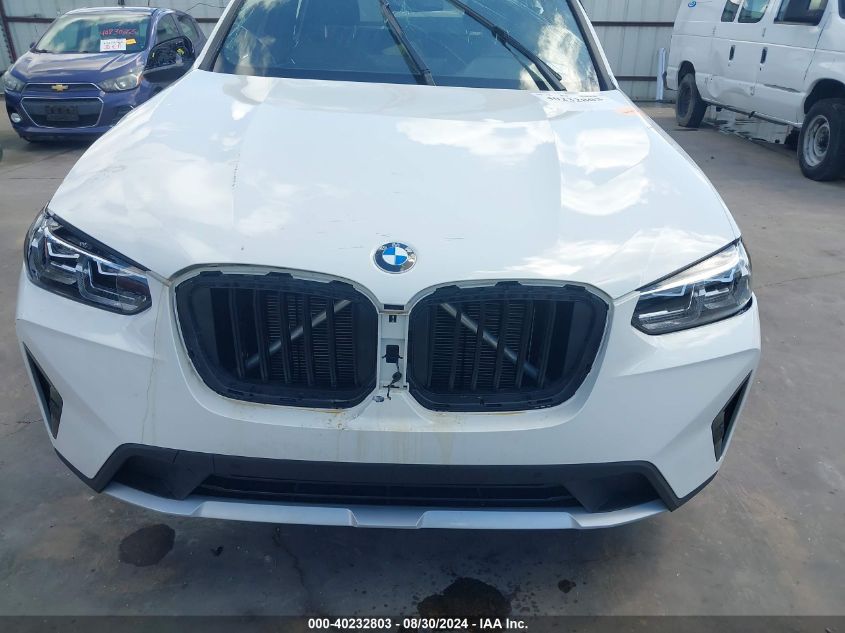 2023 BMW X3 Sdrive30I VIN: WBX47DP07PN246456 Lot: 40232803