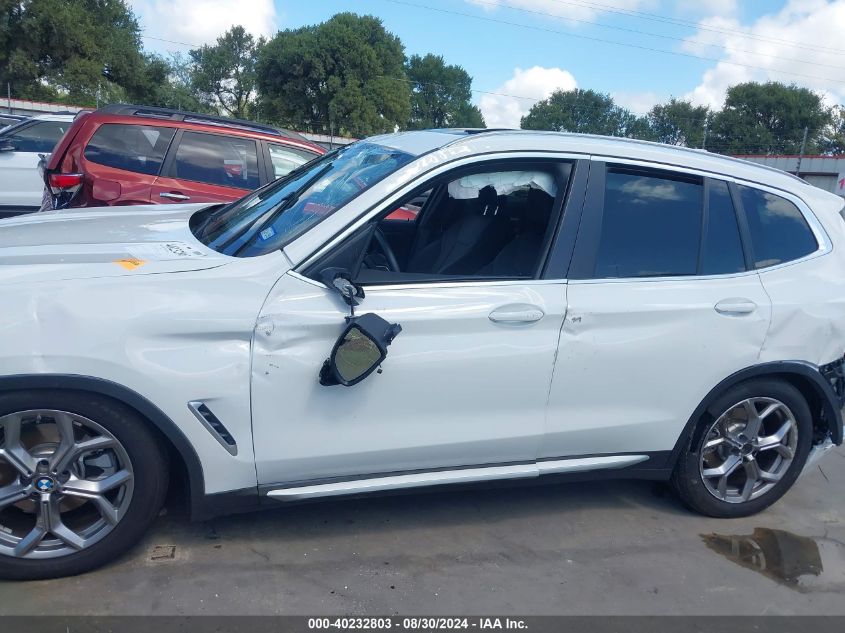 2023 BMW X3 Sdrive30I VIN: WBX47DP07PN246456 Lot: 40232803