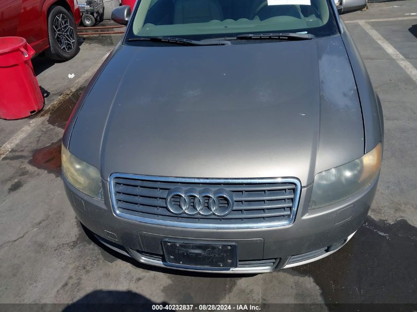 2005 Audi A4 1.8T VIN: WAUAC48H85K003220 Lot: 40232837