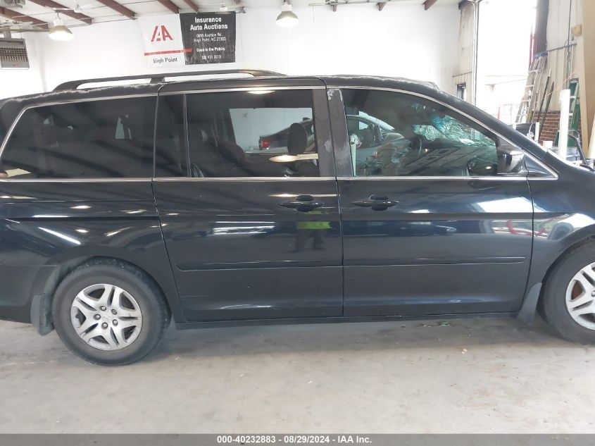 2007 Honda Odyssey Ex-L VIN: 5FNRL38707B136237 Lot: 40232883