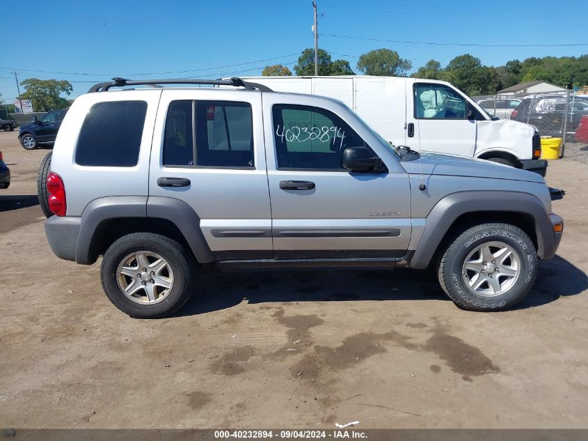 2004 Jeep Liberty Sport VIN: 1J4GL48K84W266527 Lot: 40232894