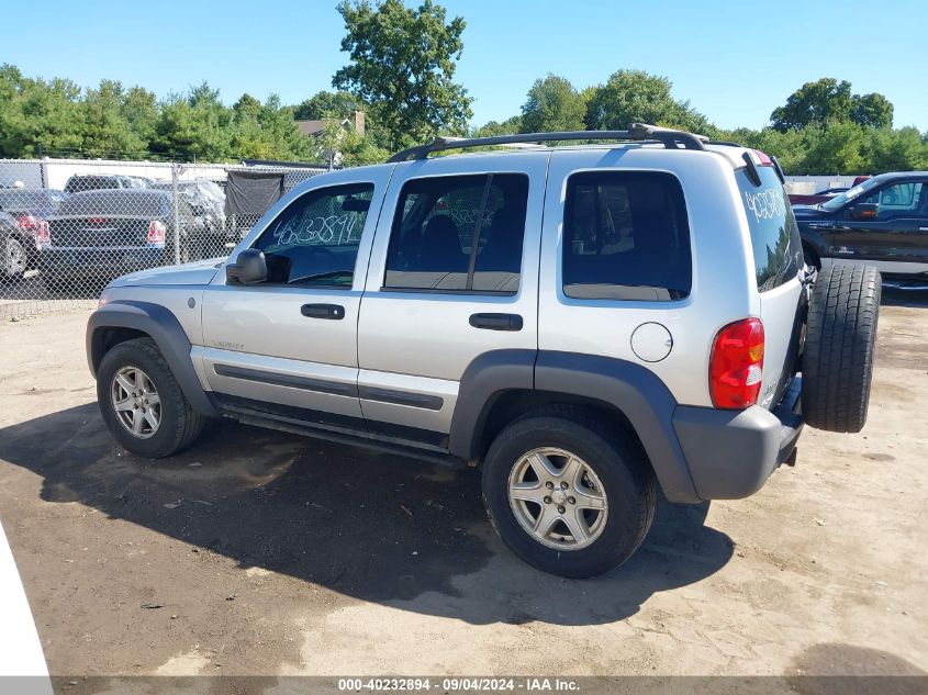 2004 Jeep Liberty Sport VIN: 1J4GL48K84W266527 Lot: 40232894