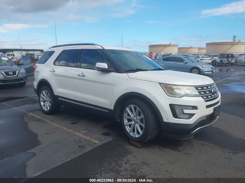 1FM5K7FH6GGB73122 2016 FORD EXPLORER - Image 1