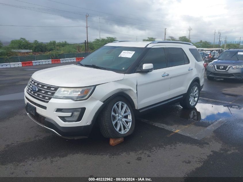 1FM5K7FH6GGB73122 2016 FORD EXPLORER - Image 2