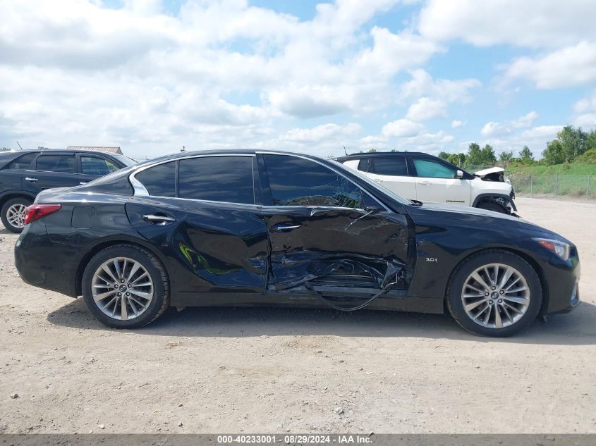 2019 Infiniti Q50 3.0T Luxe VIN: JN1EV7AR5KM554601 Lot: 40233001