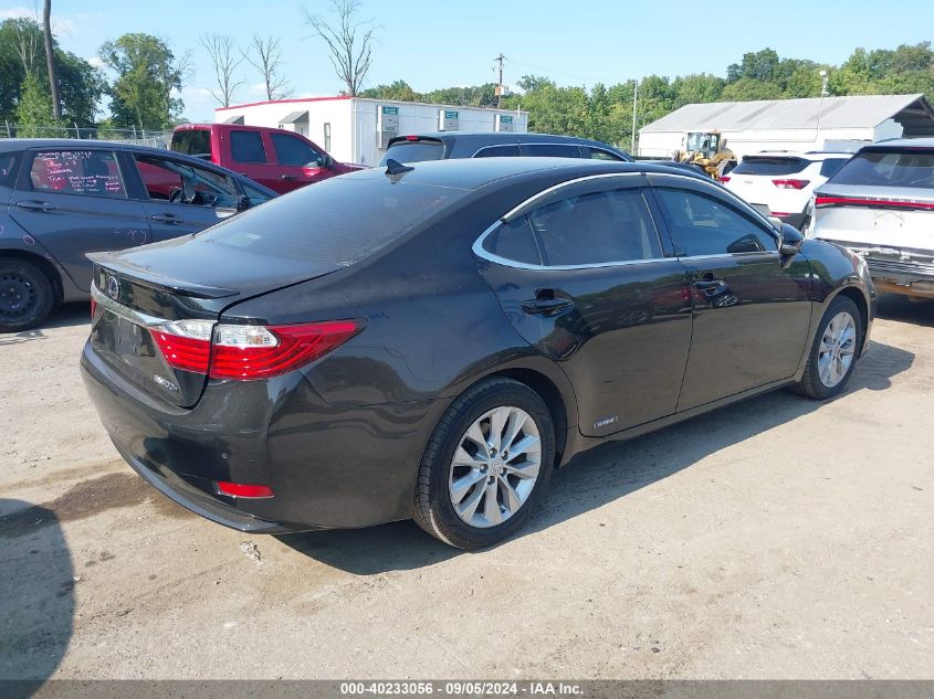 VIN JTHBW1GG6D2026045 2013 Lexus ES, 300H no.4