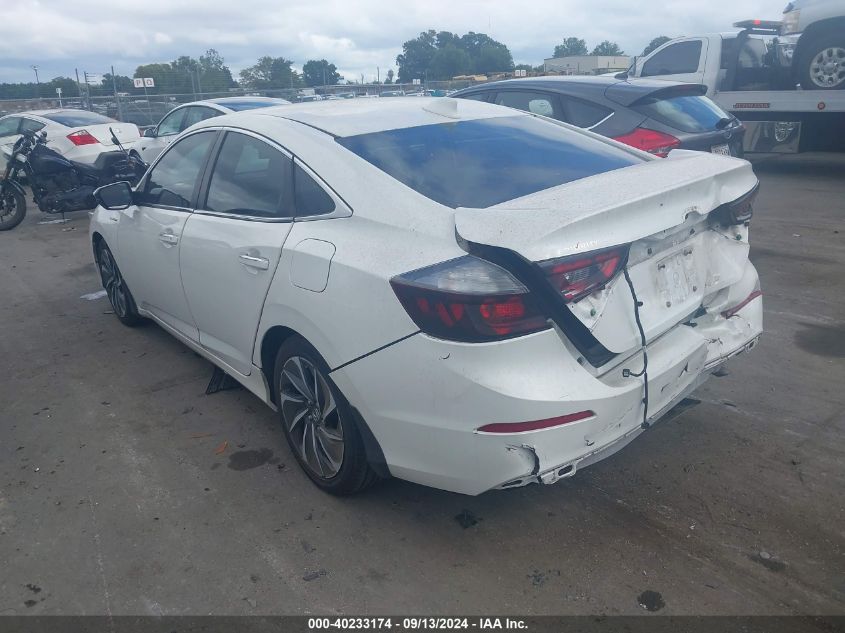 2019 Honda Insight Touring VIN: 19XZE4F91KE007748 Lot: 40233174