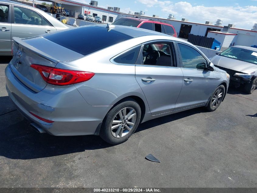 2015 Hyundai Sonata Se VIN: 5NPE24AF6FH258075 Lot: 40233210