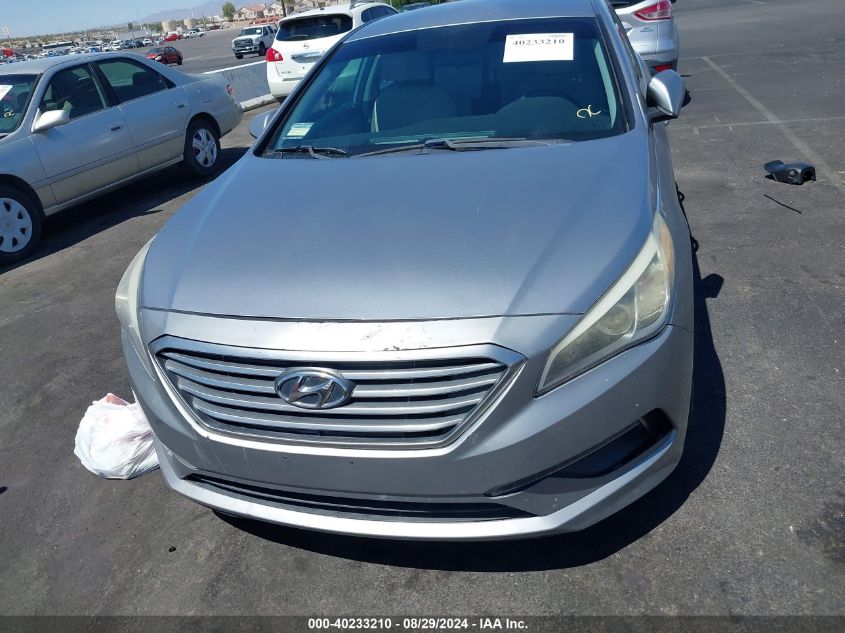 2015 Hyundai Sonata Se VIN: 5NPE24AF6FH258075 Lot: 40233210